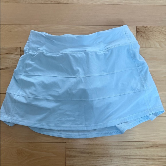 lululemon Dresses & Skirts - Lululemon Pace Rival MR Skirt in Light Blue